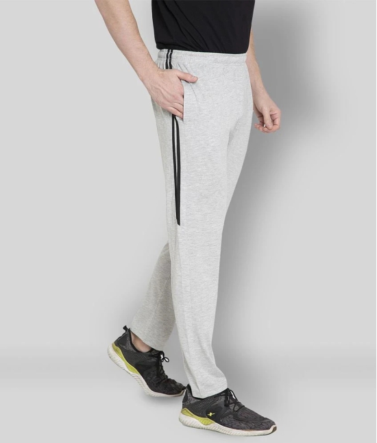 Zeffit - Light Grey Cotton Blend Mens Sports Trackpants ( Pack of 1 ) - M