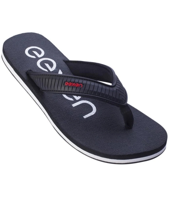 Paragon - Black Mens Thong Flip Flop - None