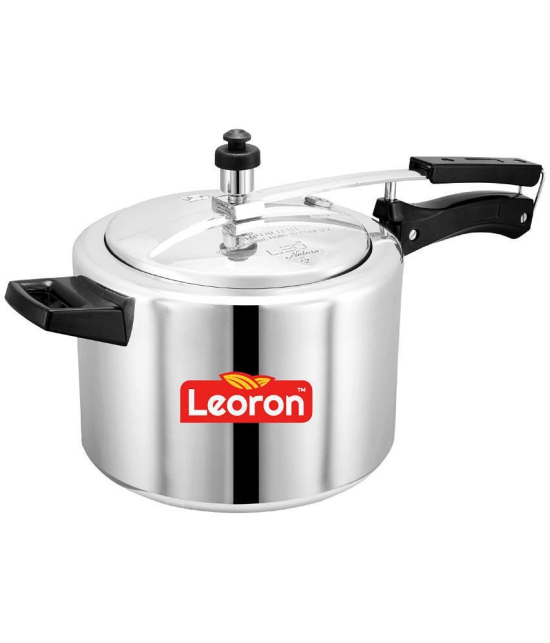 Srushti Gold is now Leoron 5 L Aluminium InnerLid Pressure Cooker Gas Stovetop Compatible