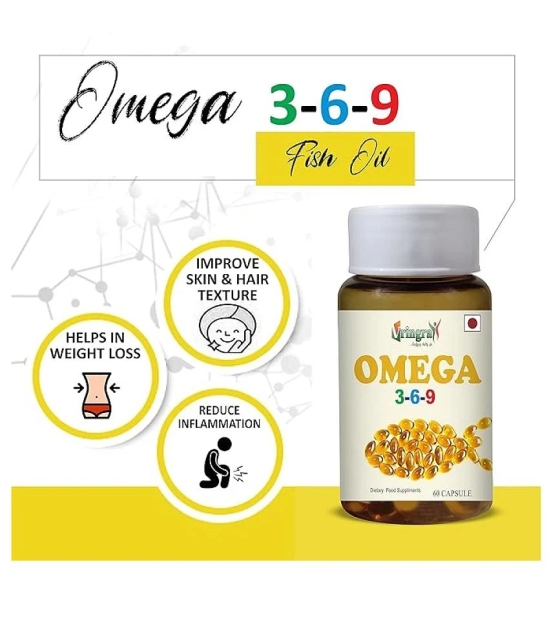 Vringra Fish Omega - Omega Fatty Acids Capsule ( Pack of 1 )