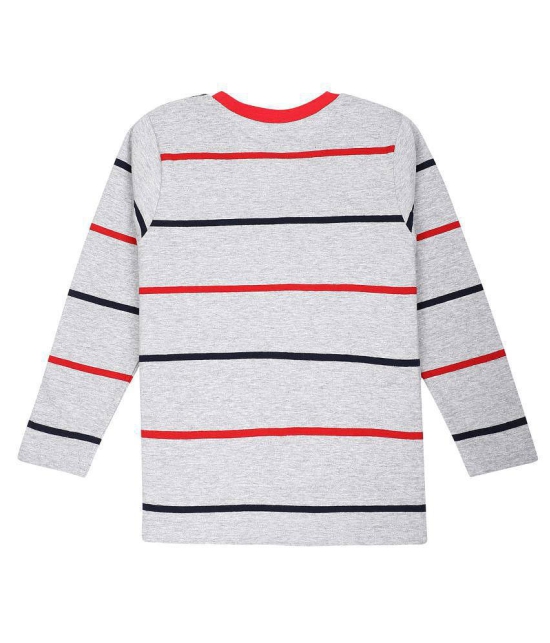 Proteens Boys Grey Printed Round Neck T-Shirts - None