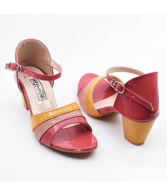 Dream Makers - Red Women''s Sandal Heels - None