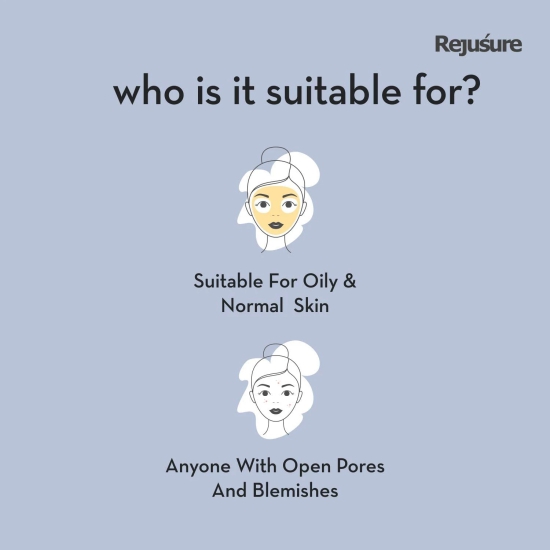 Rejusure 10 Niacinamide  1 Zinc Face Serum - Blemish  Oil Balancing  Dark Spot Fade  Men  Women  Cruelty-Free  Dermatologist Tested  10ml-Rejusure 10% Niacinamide + 1% Zinc Face Serum - Blemish |