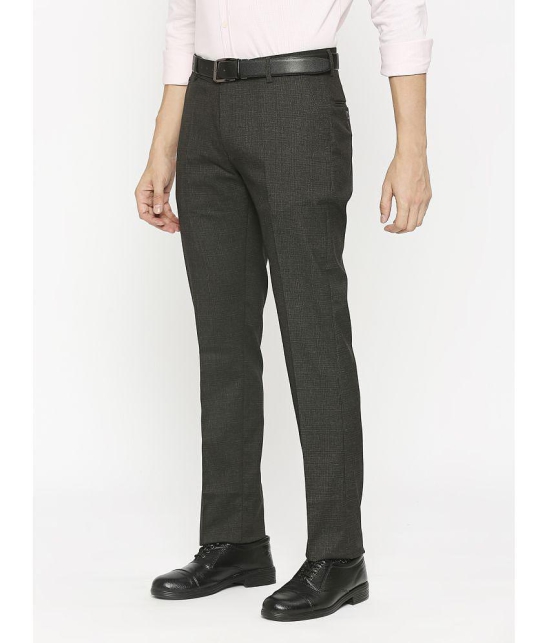 Solemio Brown Slim Formal Trouser ( Pack of 1 ) - None