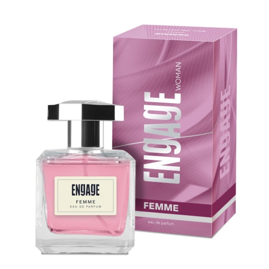 Engage Femme Eau De Parfum Perfume for Women 90ml Citrus  Floral Skin Friendly-Engage Femme Eau De Parfum, Perfume for Women, 90ml, Citrus & Floral, Skin Friendly