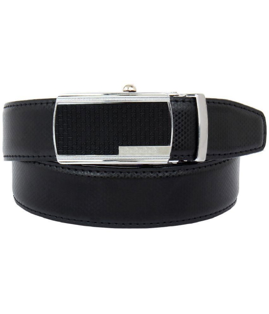 Zacharias - Black Leather Men's Reversible Belt ( Pack of 1 ) - None