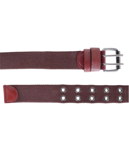 Zacharias - Brown Canvas Mens Casual Belt ( Pack of 1 ) - None