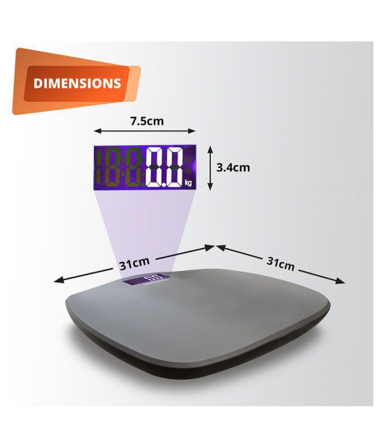 Healthgenie Digital Bathroom Weighing Scales Weighing Capacity - 150 Kg