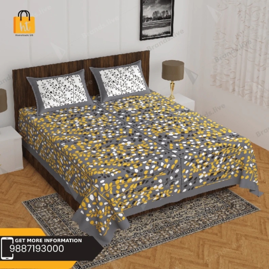 Bedsheet Adda-King Size Double Bedsheet-RJ-14-(XXX-XXX)-7186