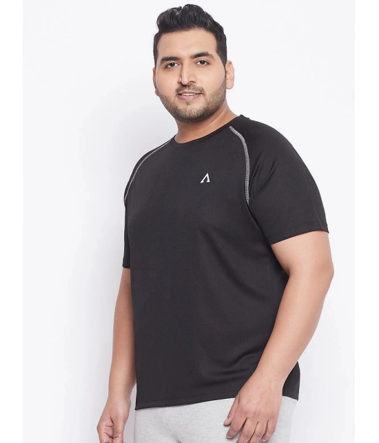 AUSTIVO - Black Polyester Regular Fit Mens Sports T-Shirt ( Pack of 1 ) - None