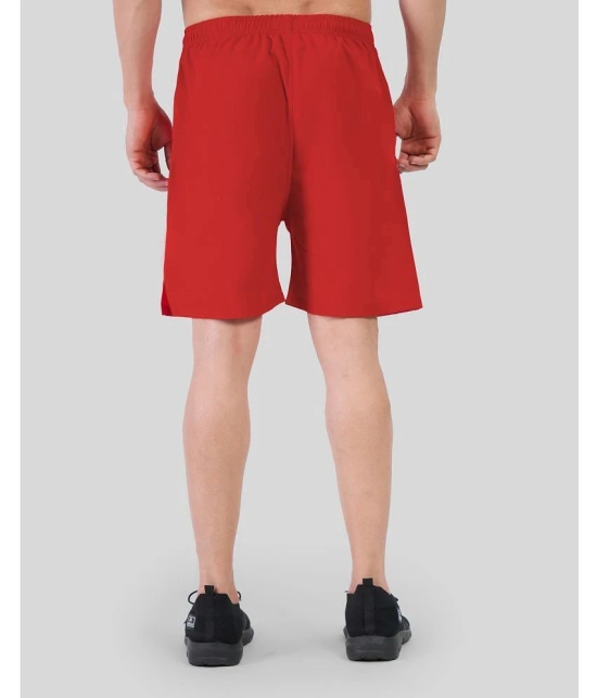 Forbro Red Polyester Mens Shorts ( Pack of 1 ) - None