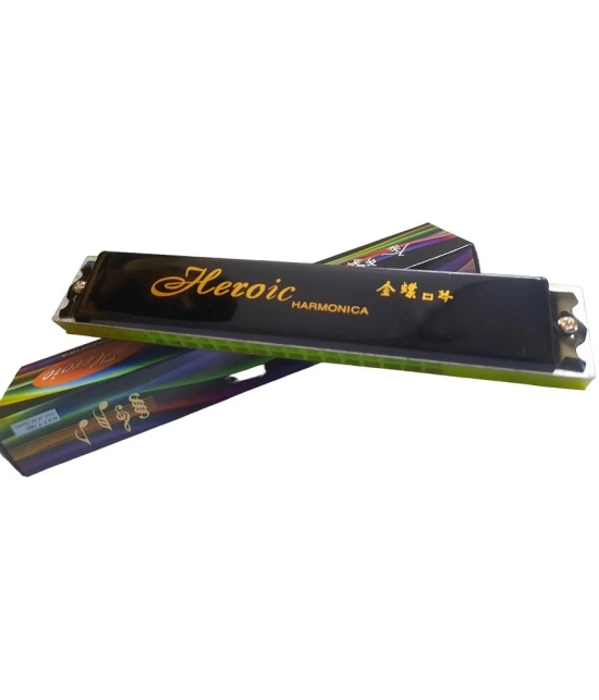 HEROIC 24 holes C key With 48 Tones Harmonica For Kids/Beginners Pack of 1