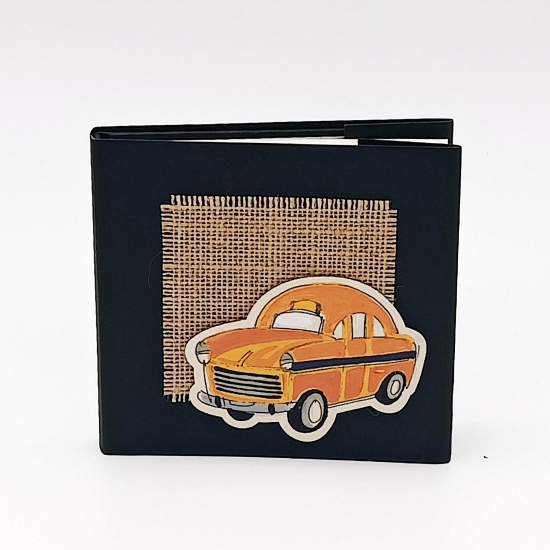 Yellow Taxi Hand Painted Note Book