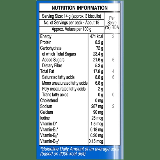 Britannia Milk Bikis Milk Biscuits, 264 G