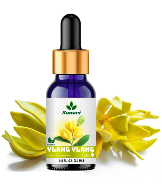 Sonavi Ylang-Ylang Stress Relief Essential Oil Green With Dropper 30 mL ( Pack of 1 )