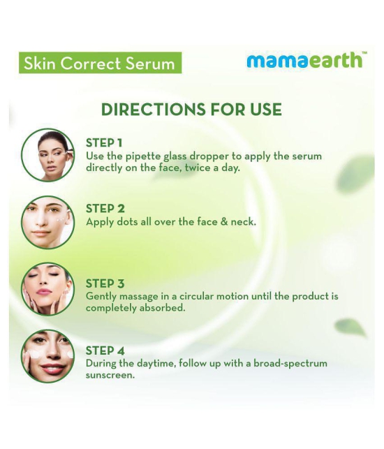 Mamaearth Skin Correct Face Serum Acne Scars removal cream with Niacinamide and Ginger Extract - 30 ml