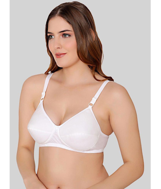 Bodycare White Cotton Heavily Padded Womens Everyday Bra ( Pack of 1 ) - None