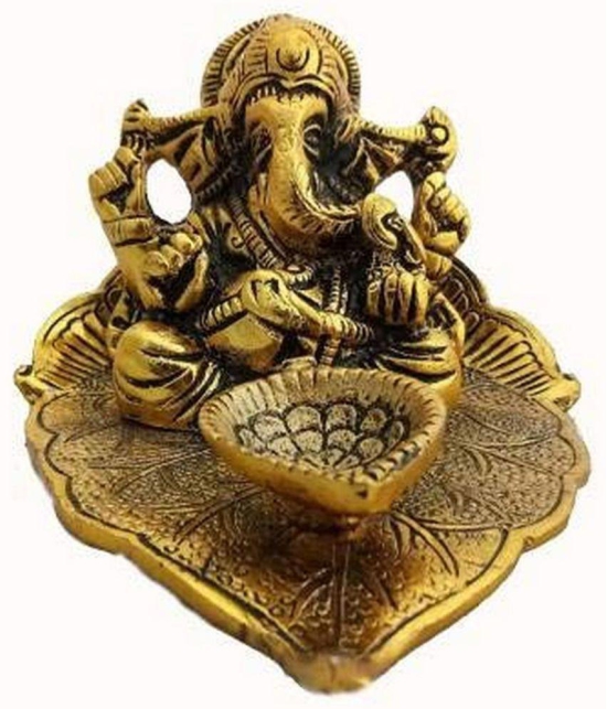 VARKAUS - Patta Ganesh 10 cm ( Pack of 1 )