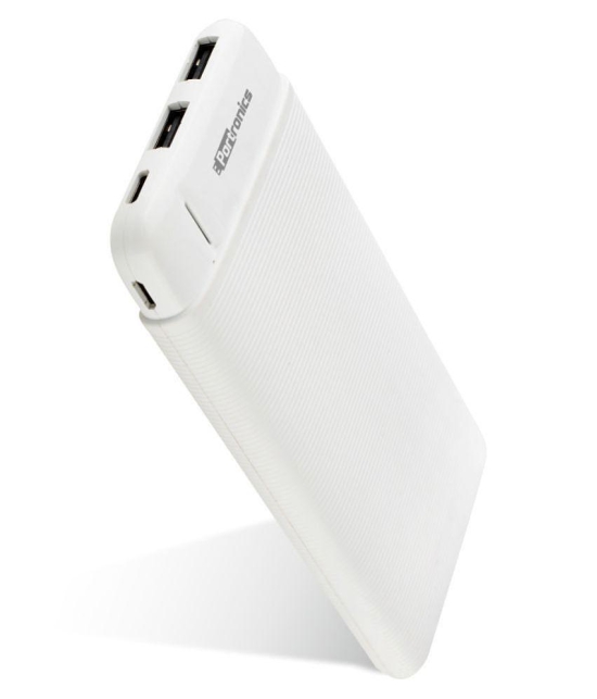 Portronics POR 1110 10000 -mAh Li-Polymer Power Bank White - White