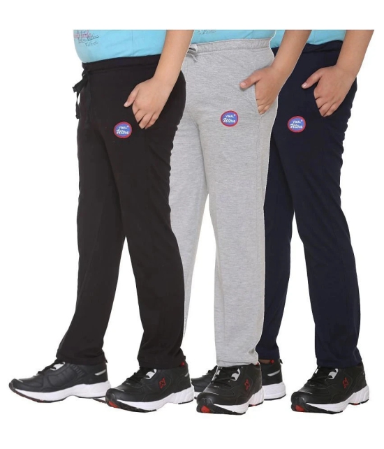 Vimal Jonney Multicolor Cotton Blended Trackpants For Boys - Pack Of 3 - 13-14 Years