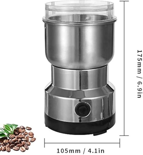 V.K. Mixi repair & spair parts Stainless Steel Mini Grinder - Powerful Coffee Grinder Mixer Single Jar Grinder 150W Motor - Compact, Efficient, and Stylish Electric Mixer Grinder for Kitchen Mastery