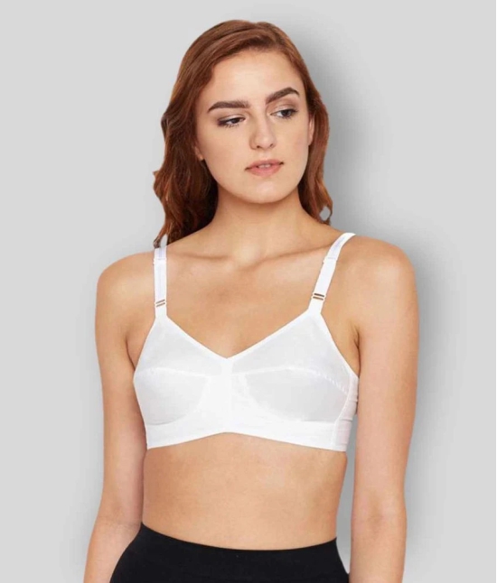 Bodycare Cotton T-Shirt Bra - White - 38D