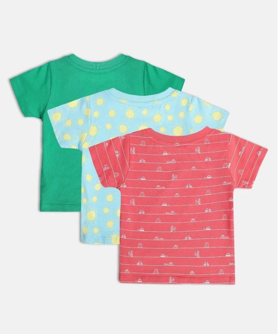 MINI KLUB - Multi Baby Boy T-Shirt ( Pack of 3 ) - None