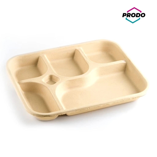 PRODO Bagasse Meal Tray 5CP