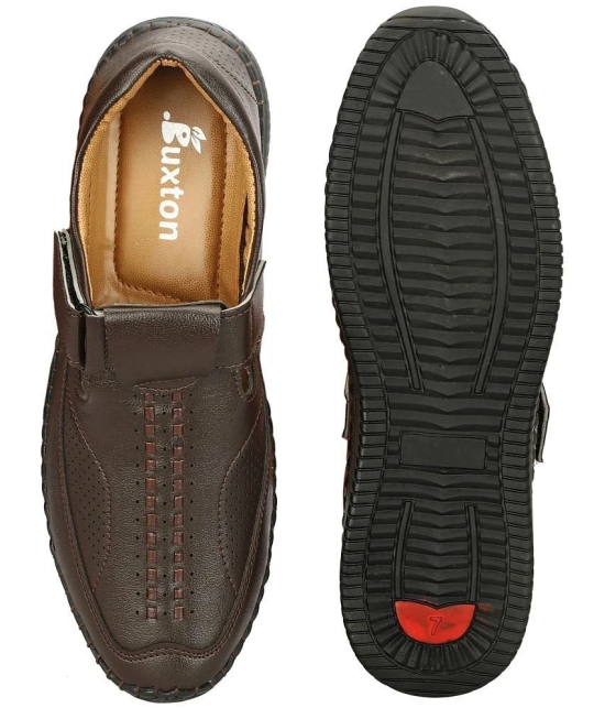 Buxton - Brown Mens Sandals - None