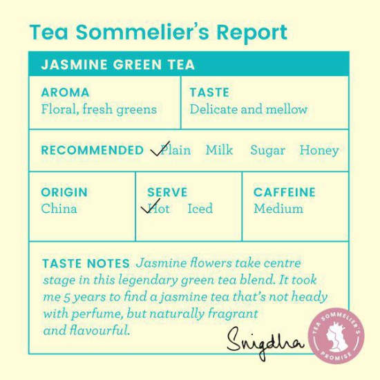 Jasmine Green Tea - Tea Bags-Pack of 45