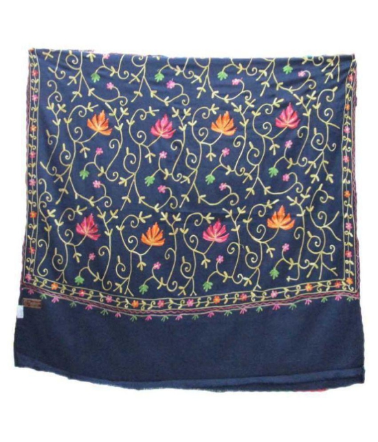 kashmiri shawls Navy Ari Embroidery Shawl