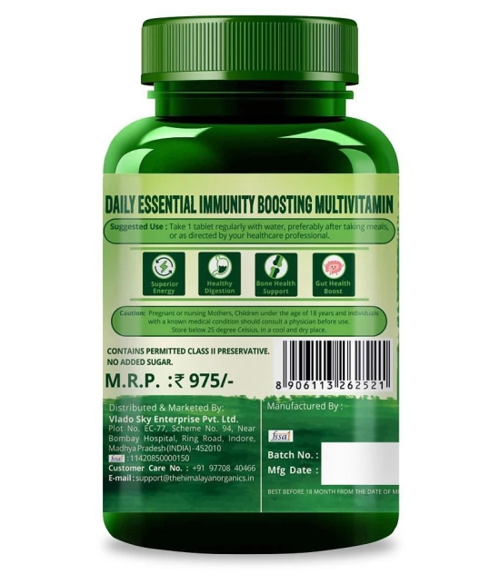 Himalayan Organics Immunity Multivitamin with Probiotics Men & Women 180 Tablet