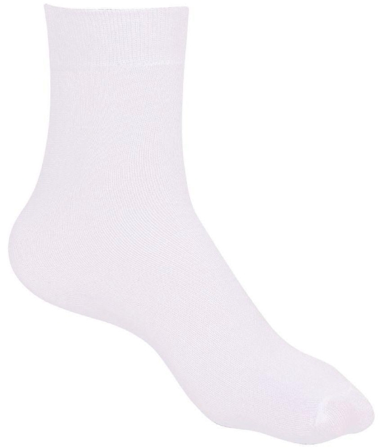 Dollar - White Cotton Boys School Socks ( Pack of 3 ) - 2-3Years