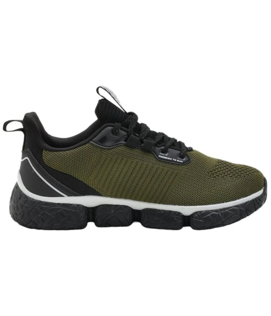 Impakto - Olive Mens Sports Running Shoes - None