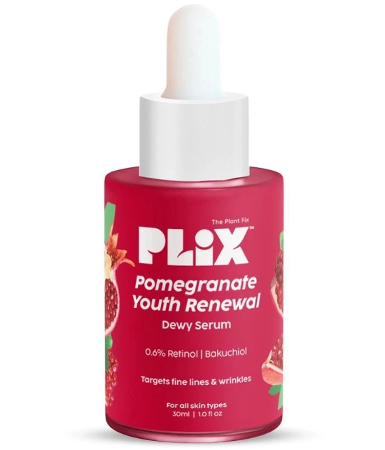 The Plant Fix Plix Pomegranate 0.6% Retinol & 0.2% Bakuchi Oil Face Serum(30 ml)