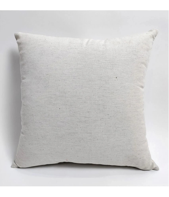 NUEVOSGHAR Single Beige Cotton Filled Cushion