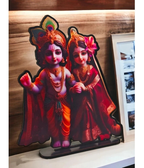 Saf Wood Radha Krishna Idol ( 24 cm )