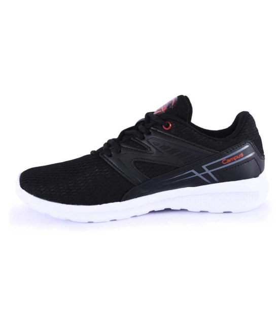 Campus SLIDO Black  Mens Sports Running Shoes - 6