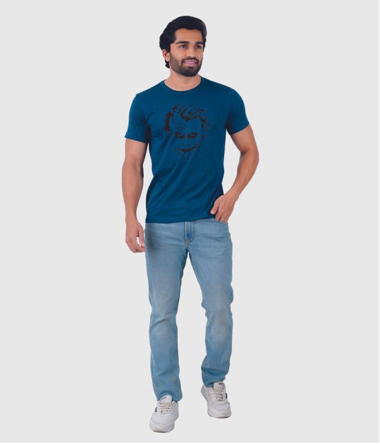 ferocious - Blue Cotton Regular Fit Men's T-Shirt ( Pack of 1 ) - None