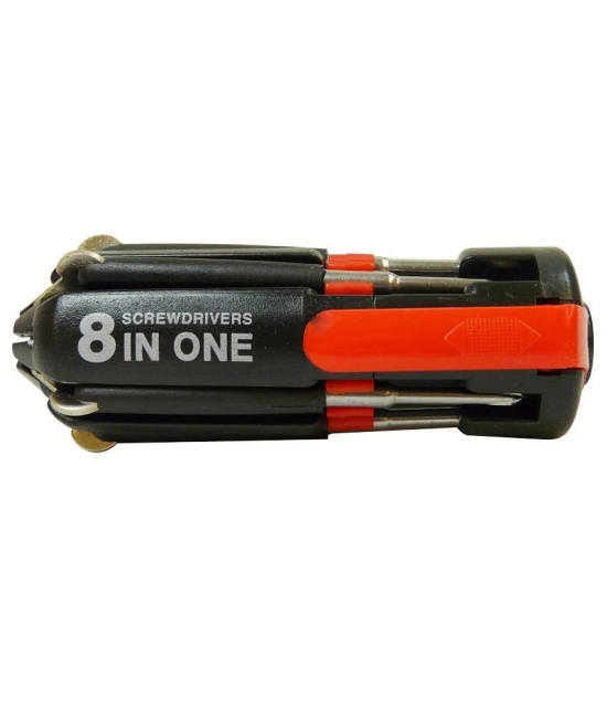 Bainsons Black Steel 8 In 1 Screwdriver Set