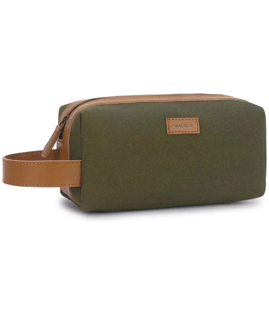 Walrus Green Toiletry Bag - Green