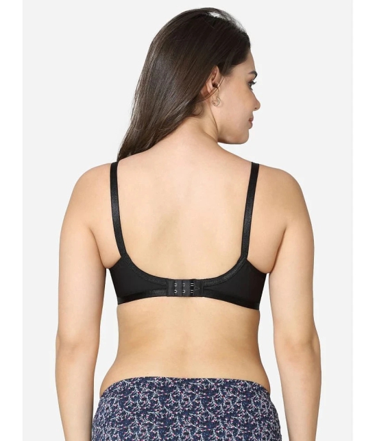 VStar - Black Cotton Non Padded Womens Everyday Bra ( Pack of 1 ) - None