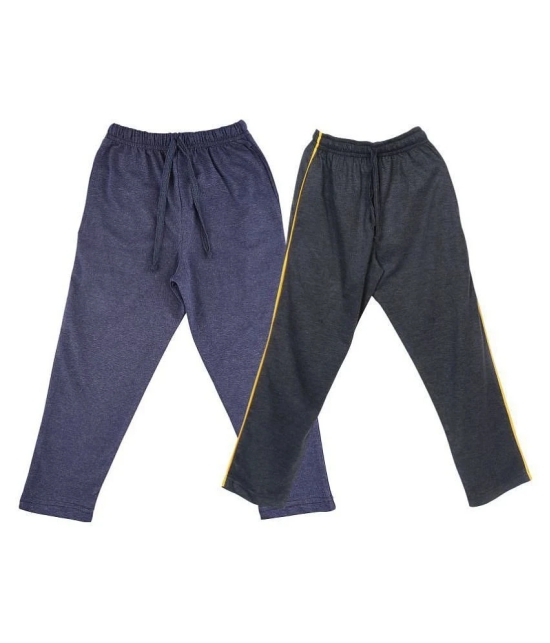 Neo Garments Boys Cotton Combo Trackpants. CARBON & DENIM BLUE. (Sizes from 1yrs To 14yrs). - None