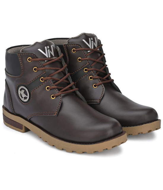 viv Brown Mens Casual Boots - None