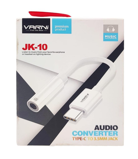 Humaira Varni Type C to 3.5 mm Jack Audio Connector, Noise Cancelling Headphones Jack Converter Audio Adapter JK-10