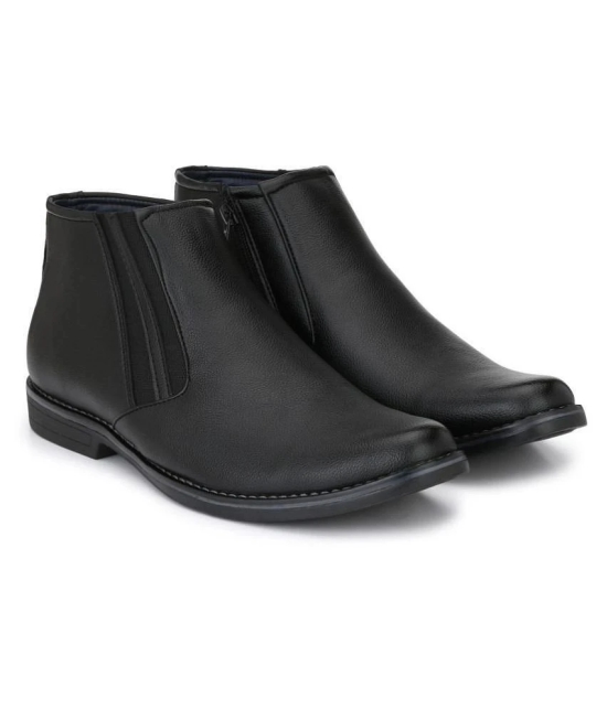 Leeport Black Chelsea boot - None