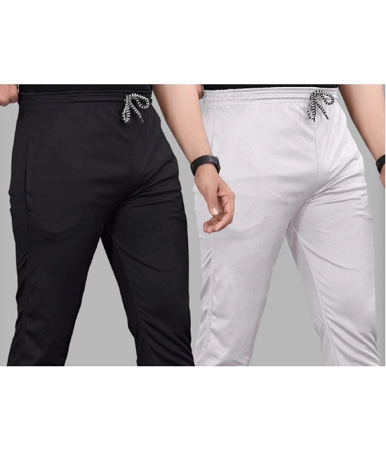 Gazal Fashions - Multicolor Polyester Mens Trackpants ( Pack of 2 ) - None