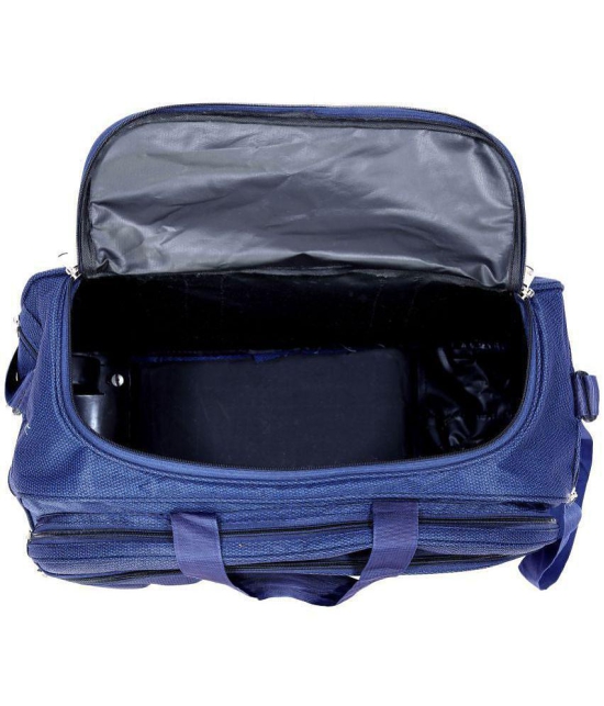 AXEN BAGS - Blue Polyester Duffle Trolley - Onesize