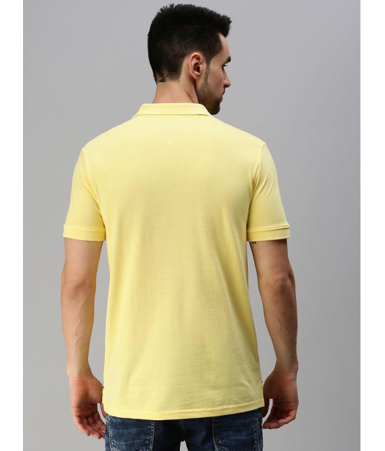 ONN - Yellow Cotton Blend Regular Fit Mens Polo T Shirt ( Pack of 1 ) - None