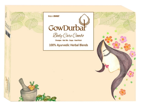 GOW DURBAR BODY CARE COMBO (GIFT PACK) (SHAMPOO -SOAPS-HAIR OIL-HAND WASH)